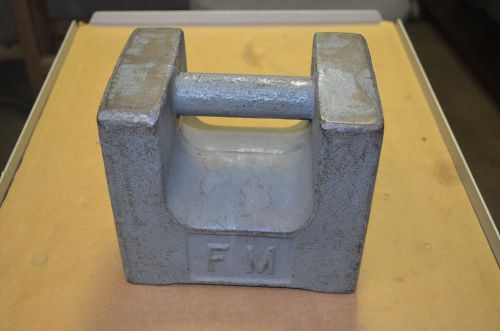 FM  50 pound 50 lb Scale test weight calibration Fairbanks Morley vintage vtg
