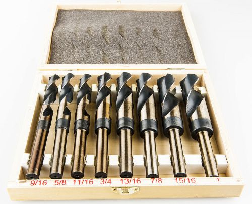 8pcs HSS M2 Silver &amp; Deming Drill (Apprentice) Set, Dual Color, TopTech Tool