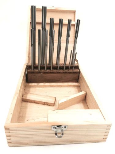 14 pcs/set over &amp; under size hss chucking reamer set in fitted case, #5500-sx00u for sale