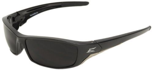 Edge Eyewear SR116 Reclus Safety Glasses Black with Smoke Lens