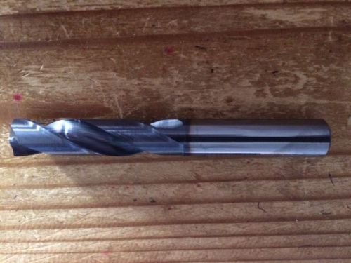 9/16&#034; GARR SOLID CARBIDE 2 FLUTE DRILL COATED