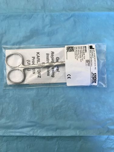 Karl Storz 513612 FOMON Lower Lateral Scissors, Strongly Curved, Length 12 cm