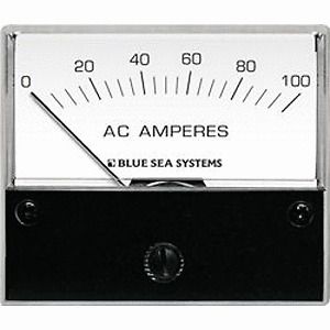 BLUE SEA 8258 AMMETER AC 0-100A + COIL