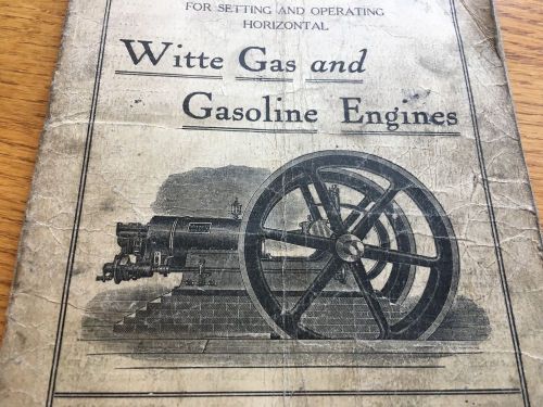Catalog  Witte Sideshaft Hit Miss Farm Gasoline Old Antique Gas Oil  Original