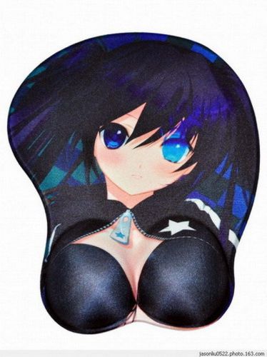 Black Rock Shooter Anime Shooter Bust Stereoscopic Mouse Pad #32766
