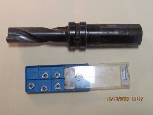 Valenite 1 &#034; Indexable Drill w/2 inserts