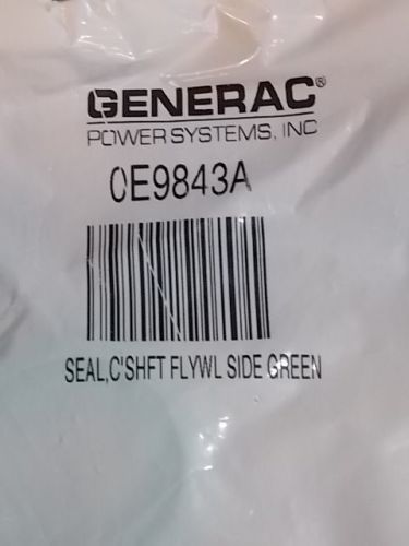 Generac Generator Flywheel Side Crankshaft Seal Part #0E9843A NEW OEM PACKAGE