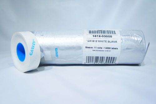 Garvey Products Gx1812, White Blank Labels (1812-03000), 10 Rolls