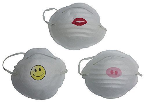 6 Pack Funny Nose Particulate Respirators Flu and Dust Disposable Mask Protect