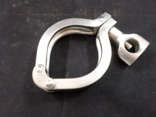Tri clover 2” double hinge 304 stainless steel heavy duty sanitary clamp for sale