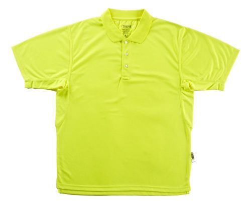 Xtreme Visibility Short Sleeve Hi-Viz Polo Shirt - Yellow - Large