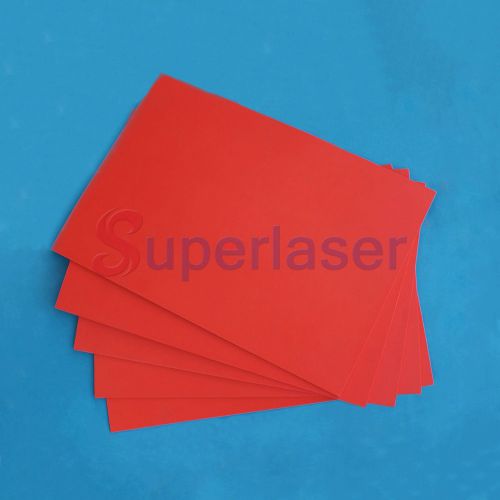 1Sheet Rubber Orange 1.5mm for Laser Engraver Engraving Embossing Stamping Stamp