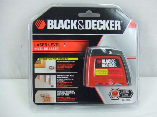 Black &amp; Decker Laser Level BDL220S Factory Sealed New In Package