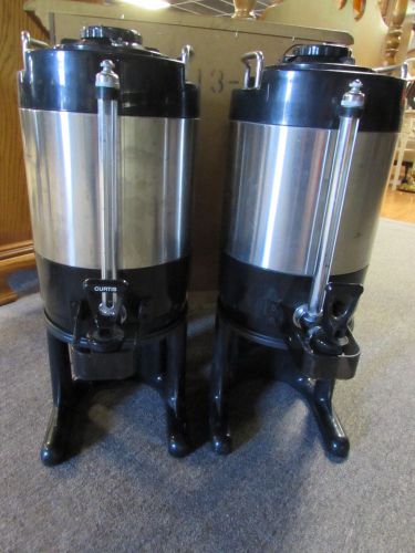 Curtis 1.5 Gallon Commercial ThermoPro Coffee Server Dispenser 2 Units Total