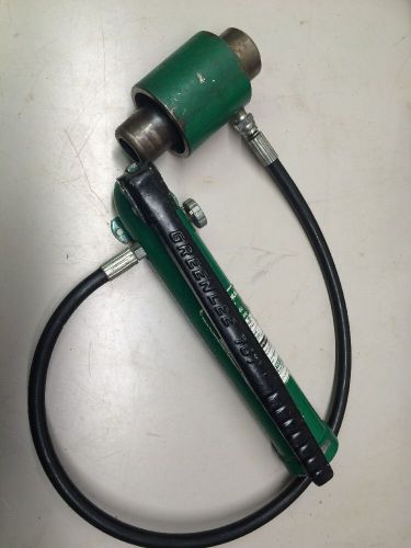 Tested Greenlee 767 Pump and 746 Ram Punch Driver Set #3752