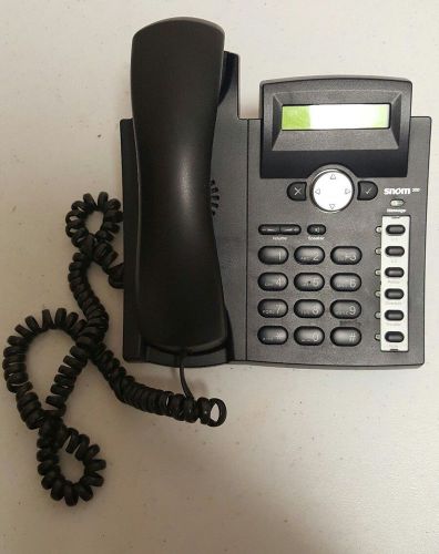 Snom 300 VoIP Business Phone Black w/ Handset  LOT OF 3