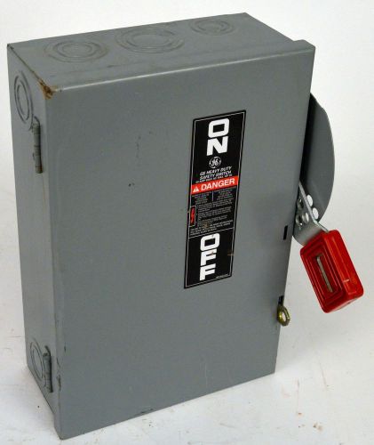 General electric ge th3361 30a 600v fusible safety disconnect switch for sale