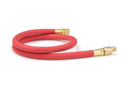 TEKTON 46347 3/8-Inch I.D. by 3-Foot 250 PSI Rubber Whip Air Hose with 1/4-In...