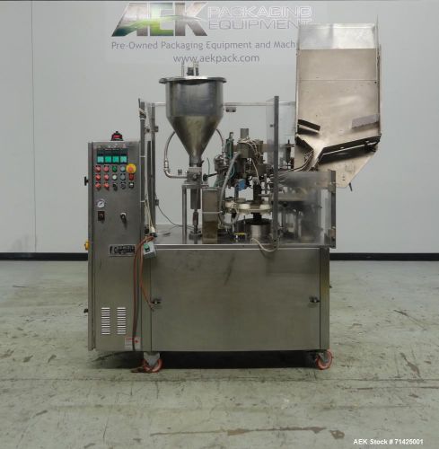 Used- comadis model c130 rotary plastic  tube filler. machine is capable of fill for sale