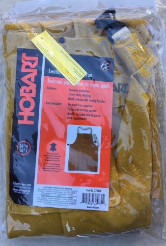 Hobart leather welding apron for sale
