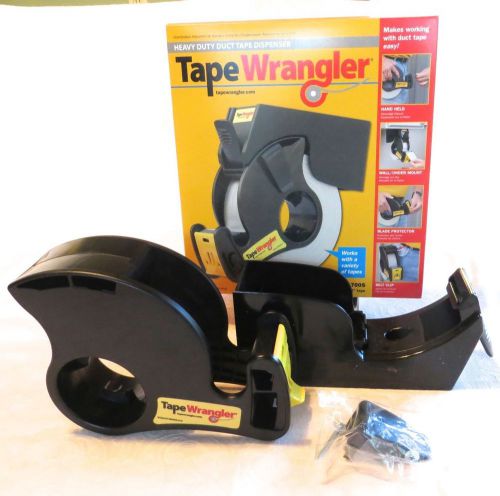 Tape Wrangler Heavy Duty Duct Strapping Tape Dispenser 700S Hand Held Wall Mount
