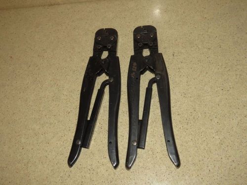 ^^ LOT OF TWO AMP TYPE C  CRIMPING CRIMPER TOOLS   (EEEE)