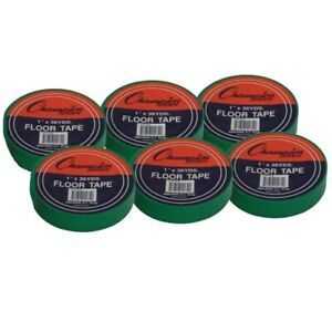 CHAMPION SPORTS 1X36FTGN-6 (6 RL) FLOOR TAPE GREEN