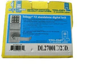 Trilogy Alarm Lock T2 100-User Electronic Digital Keypad DL2700IC26
