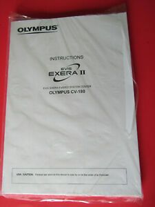Olympus EVIS Exera II CLV-180 Video System Center Instruction Operator&#039;s MANUAL