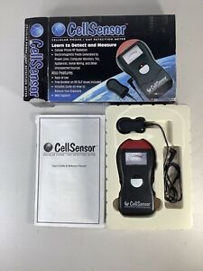 Cell Sensor EMF Detection Meter Cellular Phone with Box Instructions