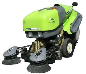 Applied Sweeper Green Machine 414RS Floor Street Kubota Diesel Engine Ride On