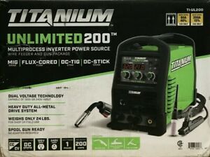 Titanium Unlimited 200 TI-UL200 Muliprocess Inverter Power Source Welder