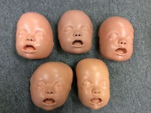 NEW LOT 5X Armstrong Ambu Medical Baby Infant CPR Manikin Face