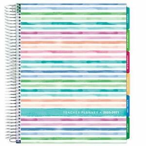 Deluxe 2020-2021 Dated Teacher Planner 8.5&#034;x11&#034; Includes 7 Periods Page Tabs ...
