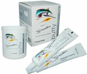 Dental Coltene Speedex Putty Rubber Base Impression Material Kit