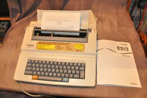 Canon ES13 Personal Electric/Electronic Smart Typewriter