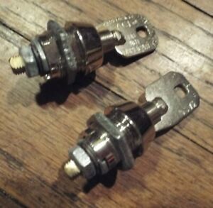 TWO Glass Door or  Vending Machine Locks CHICAGO ACE LOCK CO.  MADE IN U.S.A.