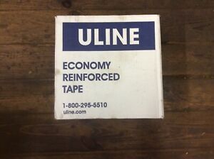 Uline S-1947 Reinforced Tape 3&#034; x 375&#039;, K3800, 8 Rolls 1 Carton, New