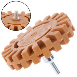 Rubber Eraser Wheel For Remove Car Glue Adhesive Sticker Auto Repair Paint To WF