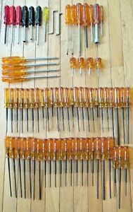Huge Lot of (72) Vintage NOS VACO Mostly Hex Drivers w/Nut Drivers,Screwdrivers