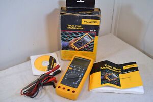Fluke True-rms 89 Series IV, 89IV, 89-4, 89-IV Digital Multimeter Backlit BUNDLE