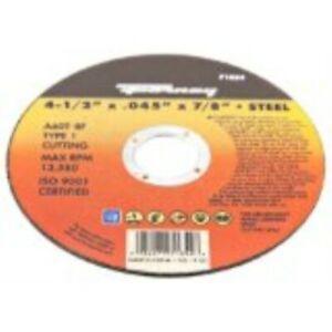 Forney Cut-Off Wheel 4-1/2 &#034;X0.045 &#034;X7/8 &#034; 19000 Rpm