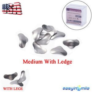 Medium With Ledge Dental Sectional Contoured Metal Matrice Matrix Refill Package