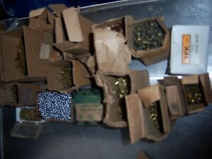 Large Assortment of Vintage Brass Hardware NOS Approx 10 lb