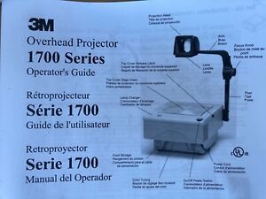 3m overhead projector 1700 plus
