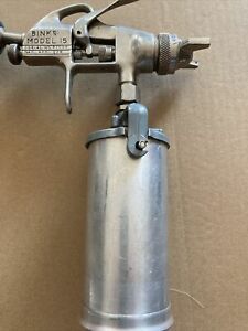 Vintage Binks Model 15 Spray Gun with Vintage Binks cup &amp; Air valve
