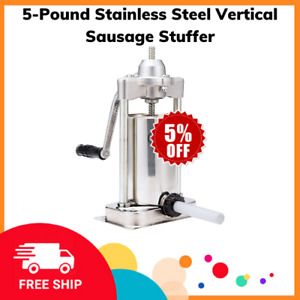 5-Pound Stainless Steel Vertical Sausage Stuffer
