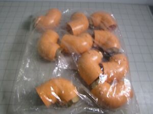 10-pk Tyco Blazemaster 80198 90° Sprinkler Head Elbow 1&#034; x 1/2&#034; NPT NEW