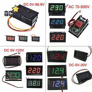 0.56&#034;LED Volt meter Digital Panel Meter AC 70-500V DC 0-30V/0-99.9V/5-120V A3GS