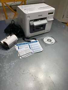 Epson TM - C3500 Printer with labels and ink